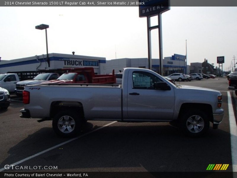 Silver Ice Metallic / Jet Black 2014 Chevrolet Silverado 1500 LT Regular Cab 4x4