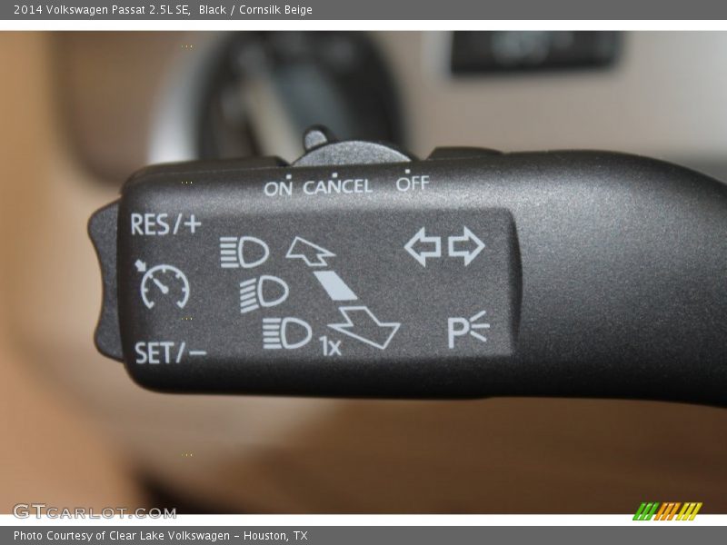 Black / Cornsilk Beige 2014 Volkswagen Passat 2.5L SE