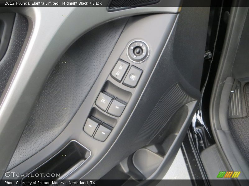 Midnight Black / Black 2013 Hyundai Elantra Limited