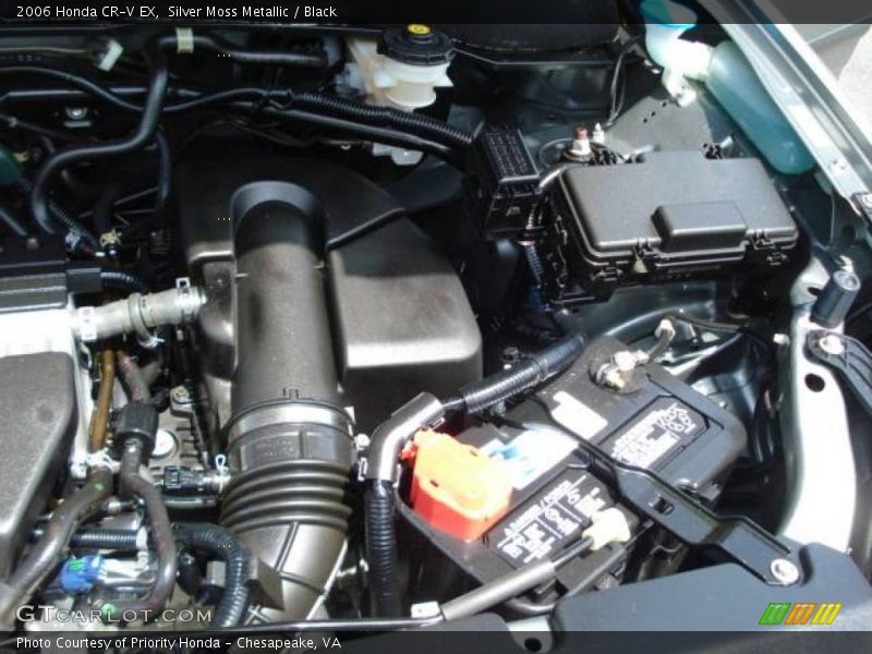 Silver Moss Metallic / Black 2006 Honda CR-V EX
