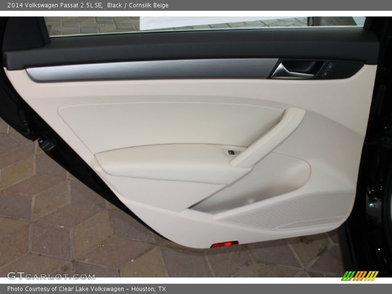Black / Cornsilk Beige 2014 Volkswagen Passat 2.5L SE