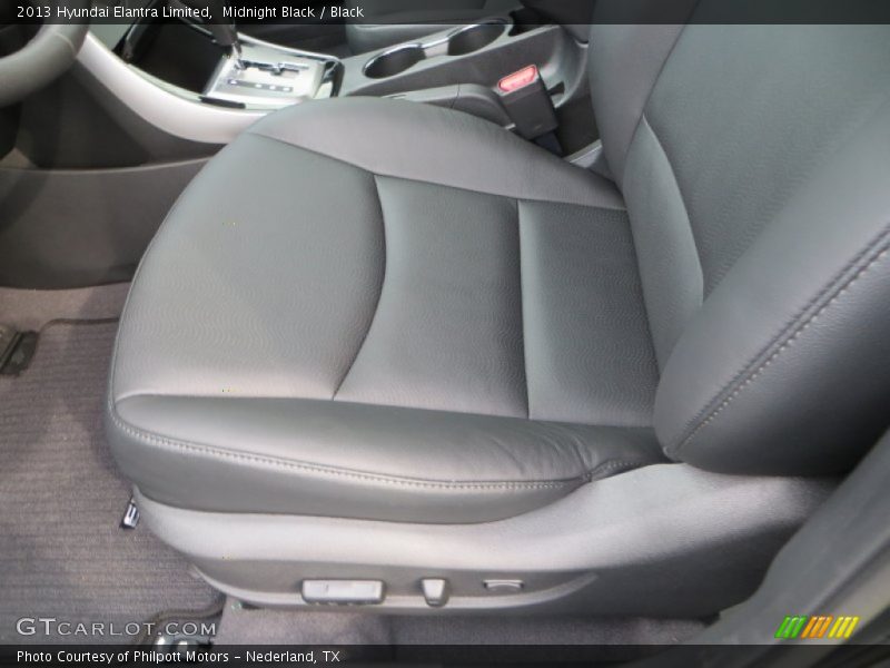 Midnight Black / Black 2013 Hyundai Elantra Limited