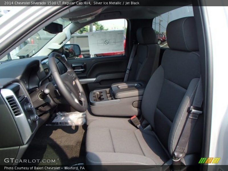 Silver Ice Metallic / Jet Black 2014 Chevrolet Silverado 1500 LT Regular Cab 4x4