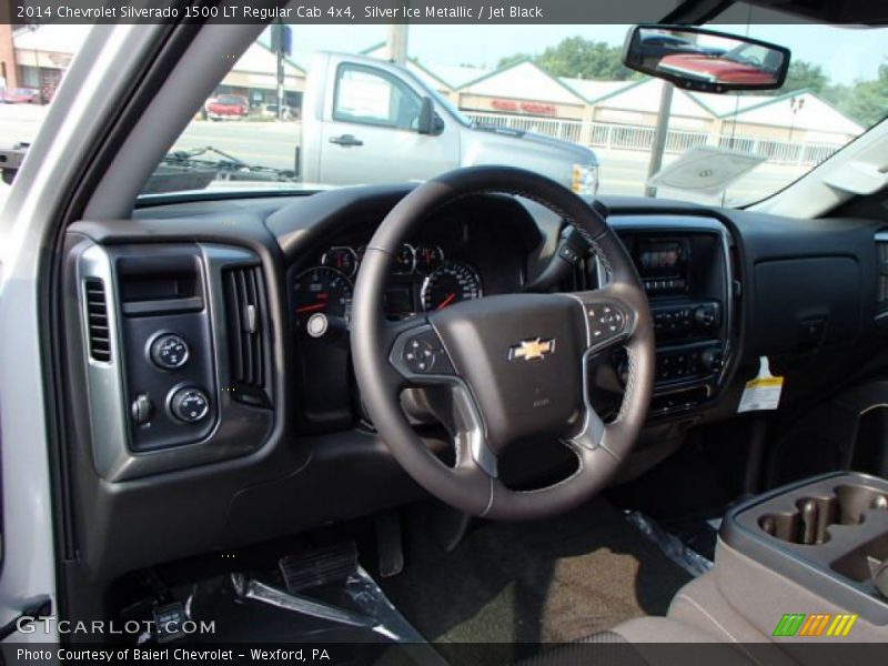 Silver Ice Metallic / Jet Black 2014 Chevrolet Silverado 1500 LT Regular Cab 4x4