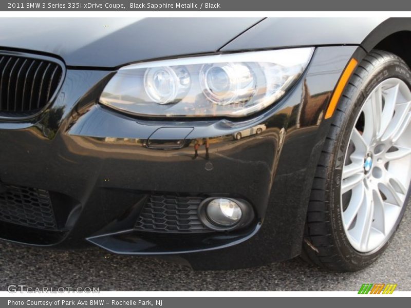 Black Sapphire Metallic / Black 2011 BMW 3 Series 335i xDrive Coupe