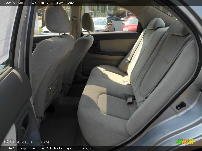 Clear Silver / Gray 2004 Kia Spectra EX Sedan