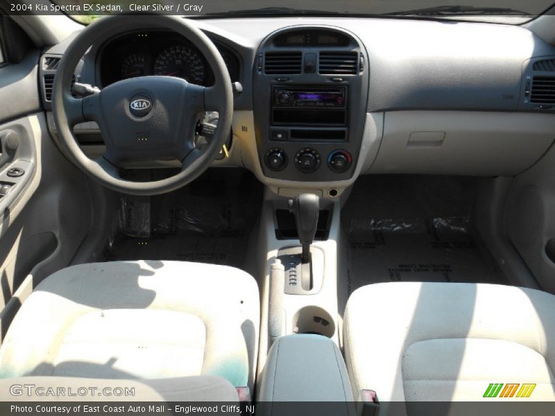 Clear Silver / Gray 2004 Kia Spectra EX Sedan
