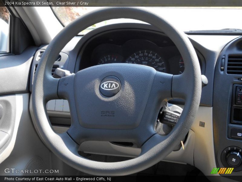 Clear Silver / Gray 2004 Kia Spectra EX Sedan