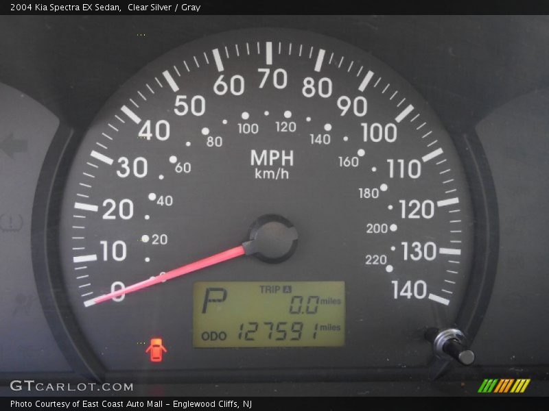 Clear Silver / Gray 2004 Kia Spectra EX Sedan