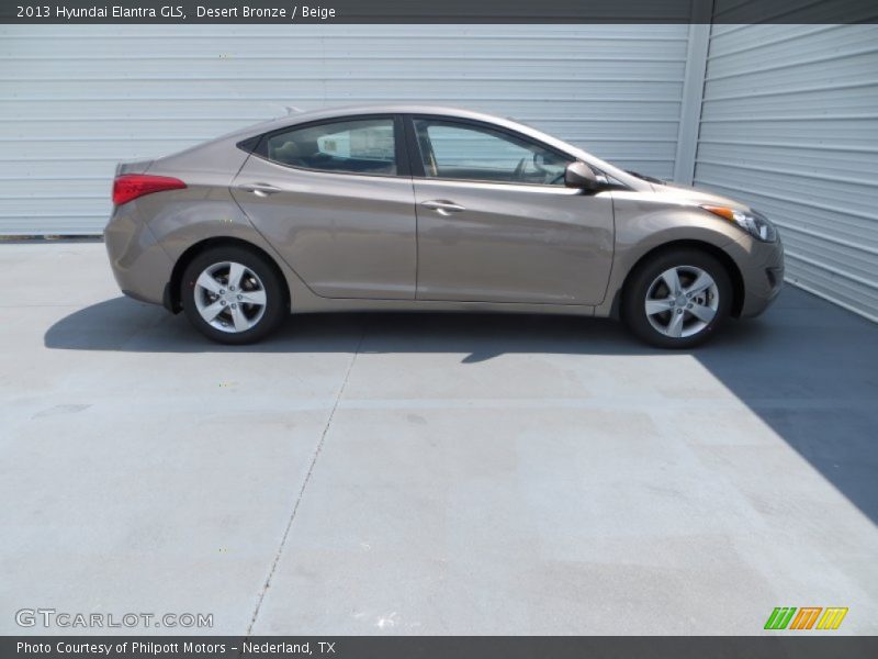 Desert Bronze / Beige 2013 Hyundai Elantra GLS