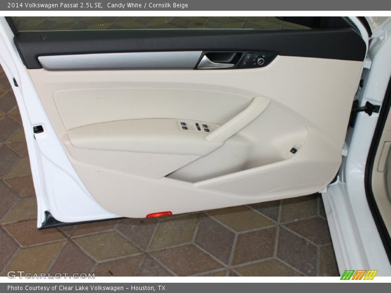 Candy White / Cornsilk Beige 2014 Volkswagen Passat 2.5L SE