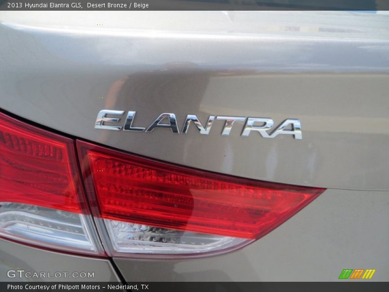 Desert Bronze / Beige 2013 Hyundai Elantra GLS