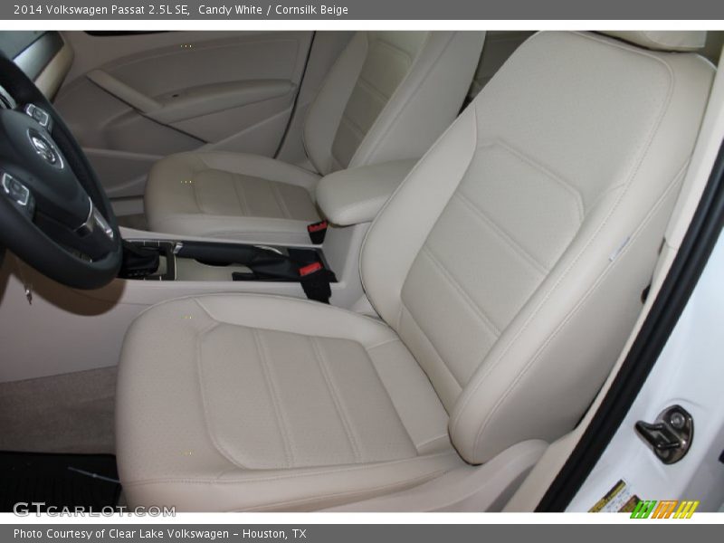 Candy White / Cornsilk Beige 2014 Volkswagen Passat 2.5L SE