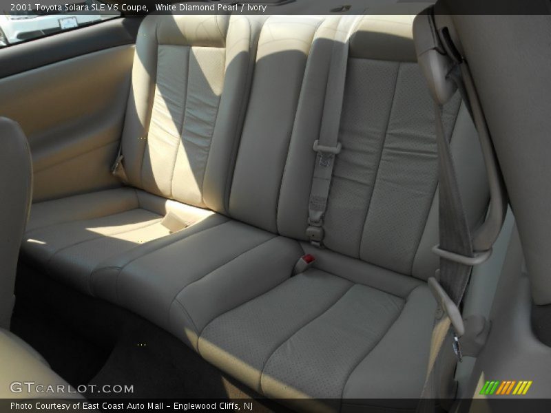 White Diamond Pearl / Ivory 2001 Toyota Solara SLE V6 Coupe