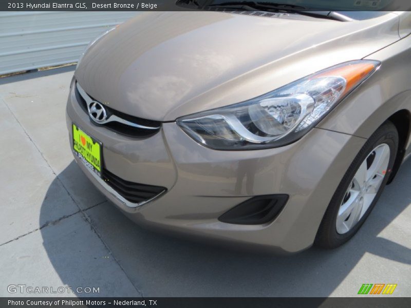 Desert Bronze / Beige 2013 Hyundai Elantra GLS