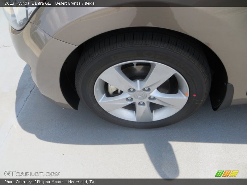 Desert Bronze / Beige 2013 Hyundai Elantra GLS