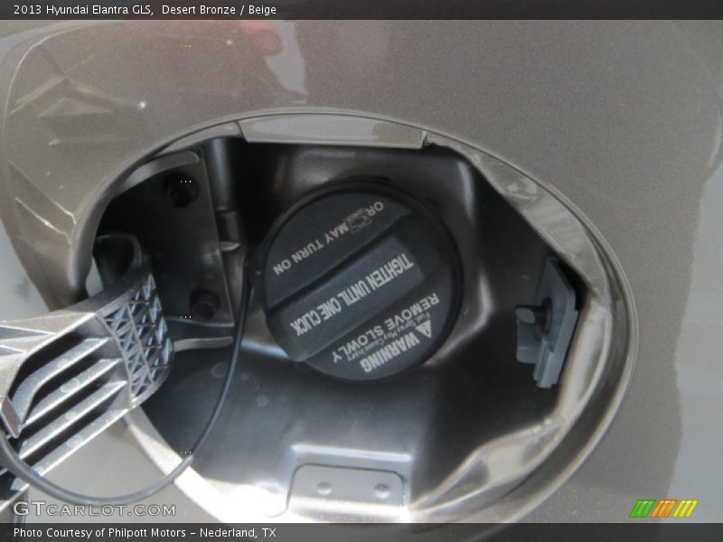 Desert Bronze / Beige 2013 Hyundai Elantra GLS
