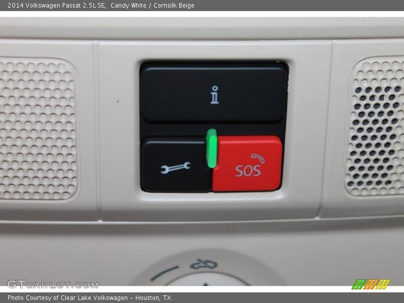 Candy White / Cornsilk Beige 2014 Volkswagen Passat 2.5L SE