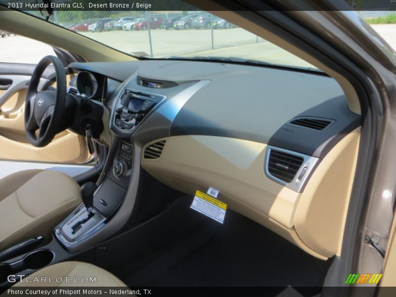 Desert Bronze / Beige 2013 Hyundai Elantra GLS