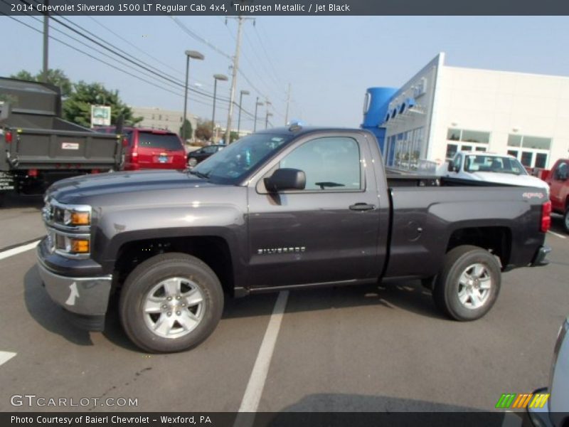 Tungsten Metallic / Jet Black 2014 Chevrolet Silverado 1500 LT Regular Cab 4x4