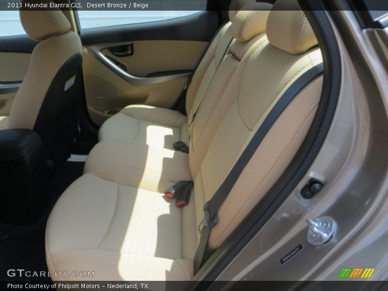 Desert Bronze / Beige 2013 Hyundai Elantra GLS
