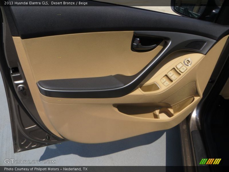 Desert Bronze / Beige 2013 Hyundai Elantra GLS