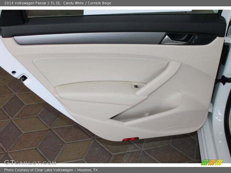 Candy White / Cornsilk Beige 2014 Volkswagen Passat 2.5L SE