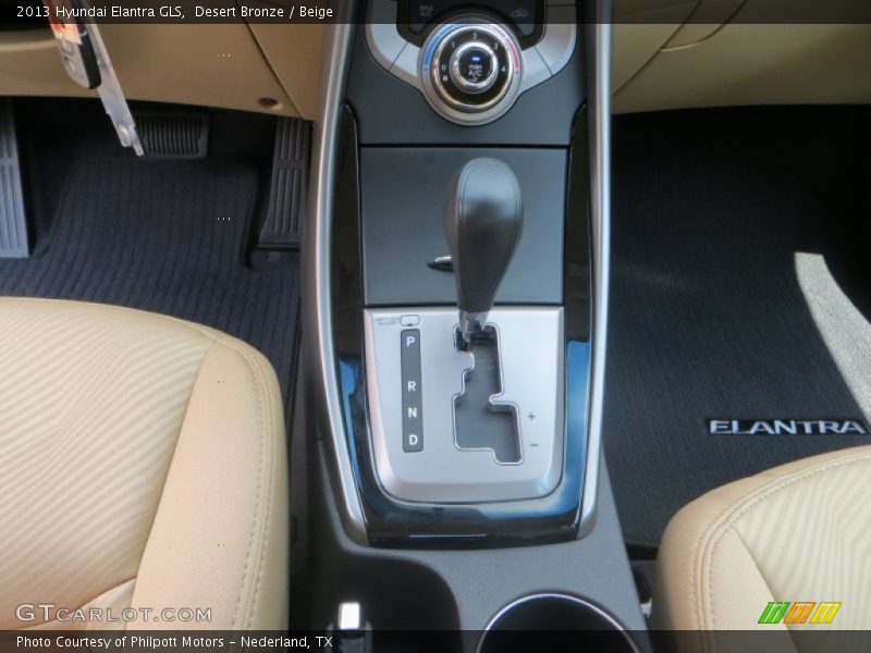 Desert Bronze / Beige 2013 Hyundai Elantra GLS