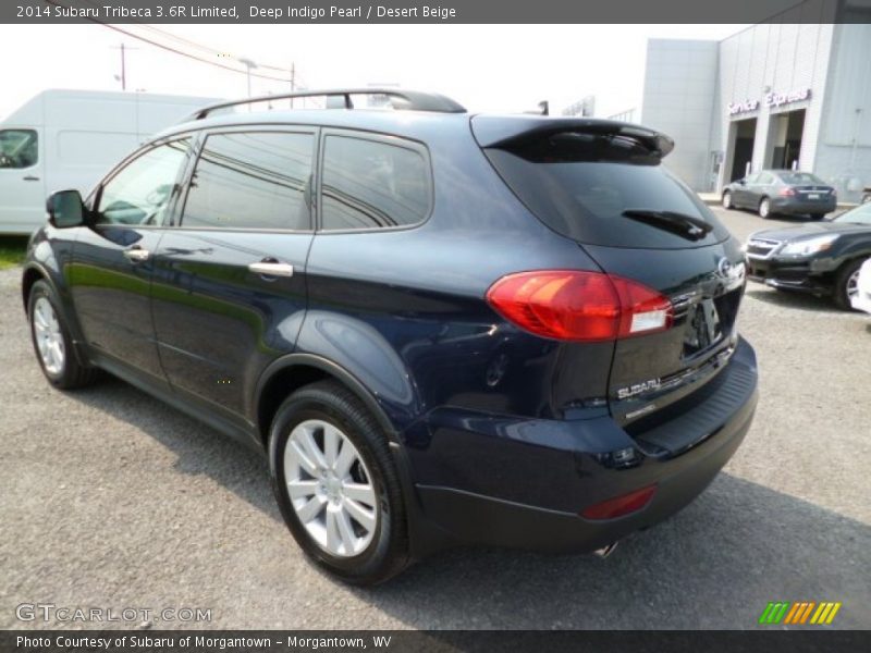 Deep Indigo Pearl / Desert Beige 2014 Subaru Tribeca 3.6R Limited