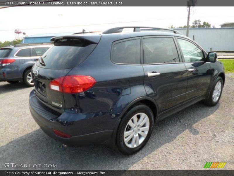 Deep Indigo Pearl / Desert Beige 2014 Subaru Tribeca 3.6R Limited