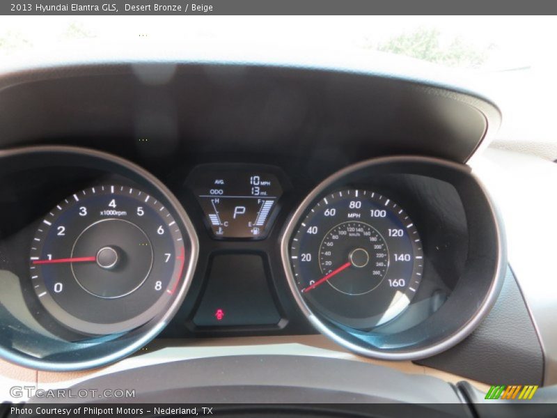 Desert Bronze / Beige 2013 Hyundai Elantra GLS
