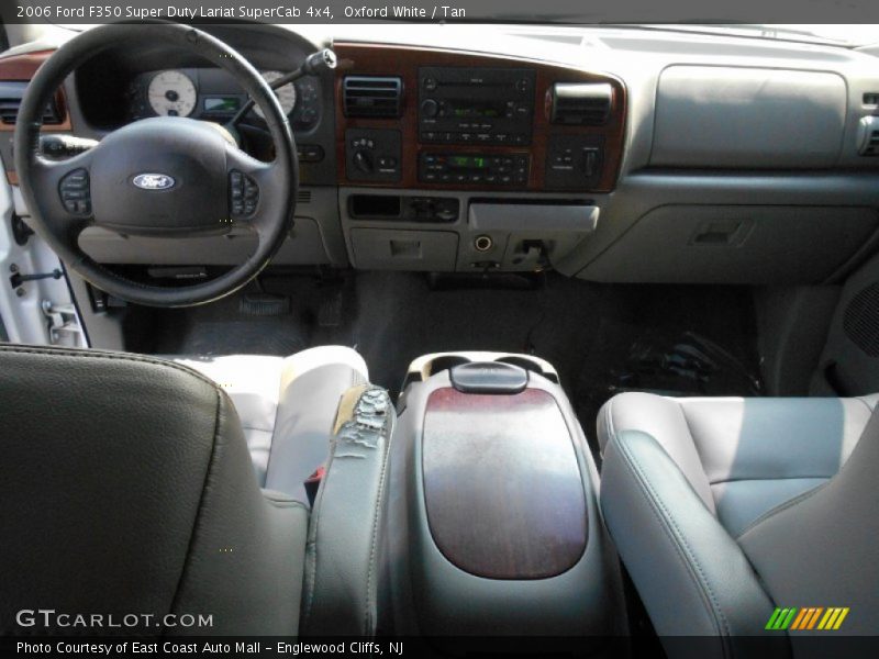 Oxford White / Tan 2006 Ford F350 Super Duty Lariat SuperCab 4x4