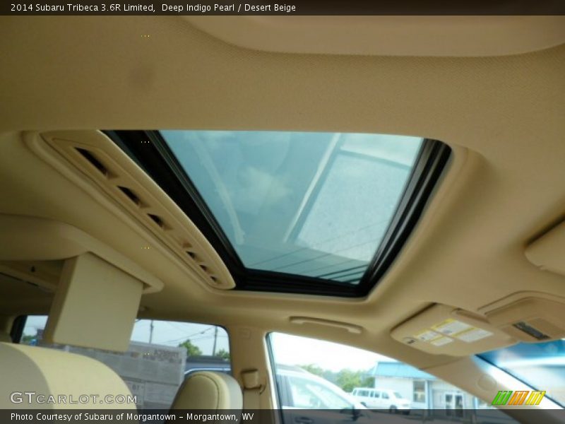 Sunroof of 2014 Tribeca 3.6R Limited