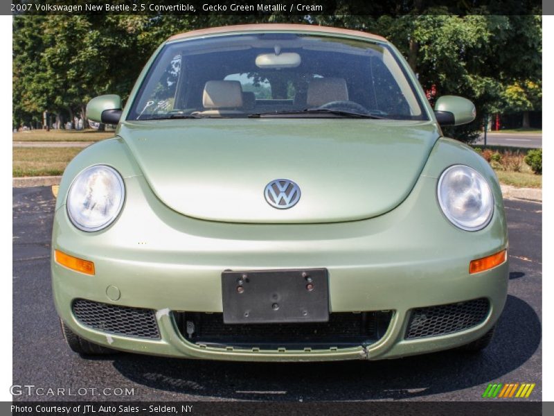 Gecko Green Metallic / Cream 2007 Volkswagen New Beetle 2.5 Convertible