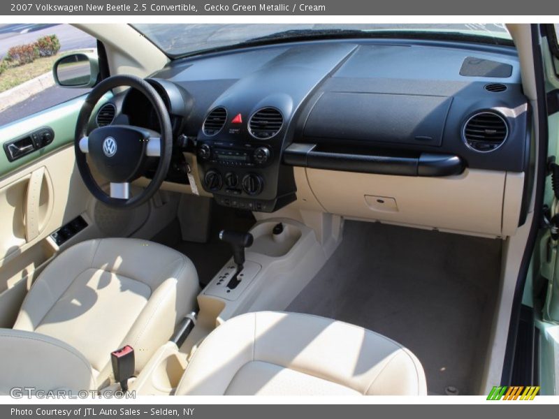 Gecko Green Metallic / Cream 2007 Volkswagen New Beetle 2.5 Convertible