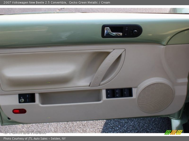 Gecko Green Metallic / Cream 2007 Volkswagen New Beetle 2.5 Convertible