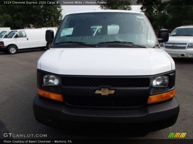 Summit White / Medium Pewter 2014 Chevrolet Express 1500 Cargo WT