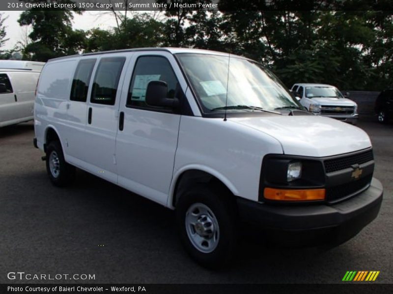 Summit White / Medium Pewter 2014 Chevrolet Express 1500 Cargo WT