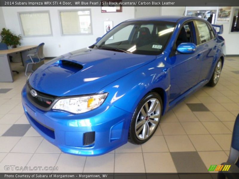 Front 3/4 View of 2014 Impreza WRX STi 4 Door