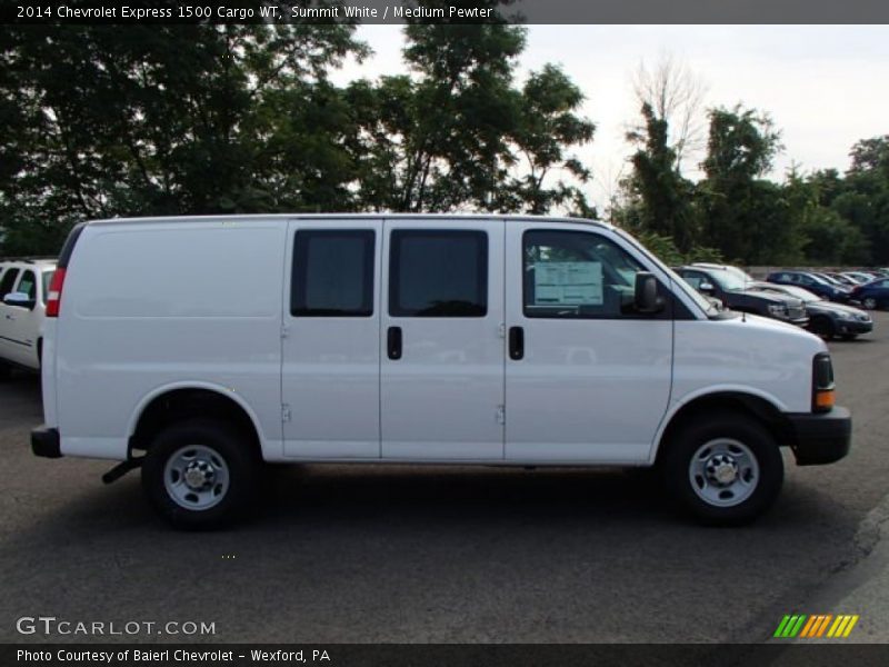 Summit White / Medium Pewter 2014 Chevrolet Express 1500 Cargo WT