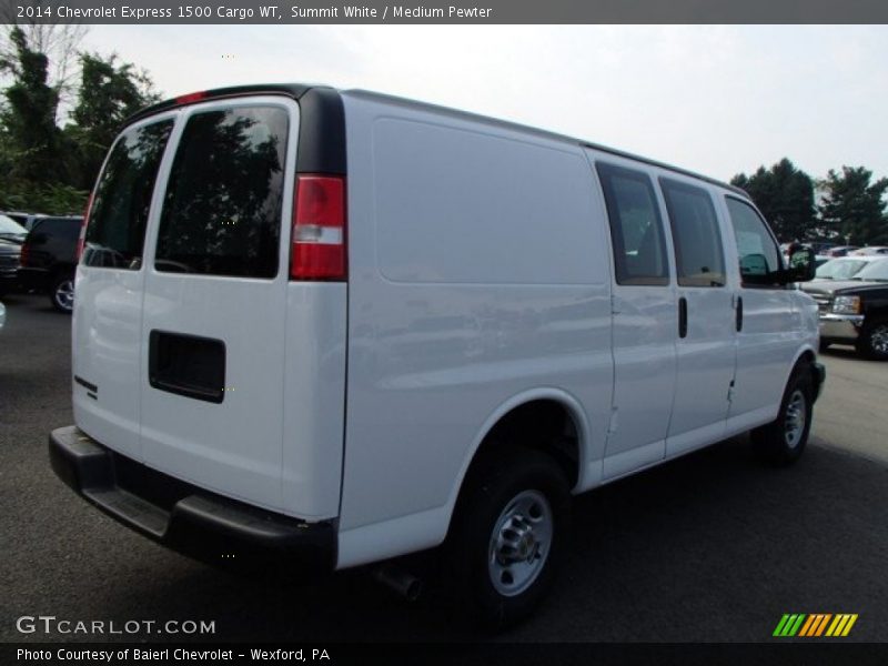 Summit White / Medium Pewter 2014 Chevrolet Express 1500 Cargo WT