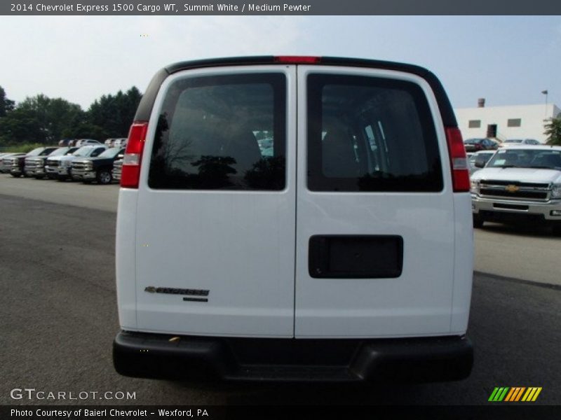 Summit White / Medium Pewter 2014 Chevrolet Express 1500 Cargo WT