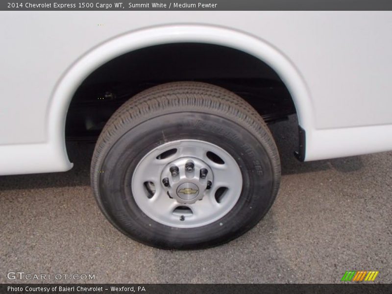 Summit White / Medium Pewter 2014 Chevrolet Express 1500 Cargo WT