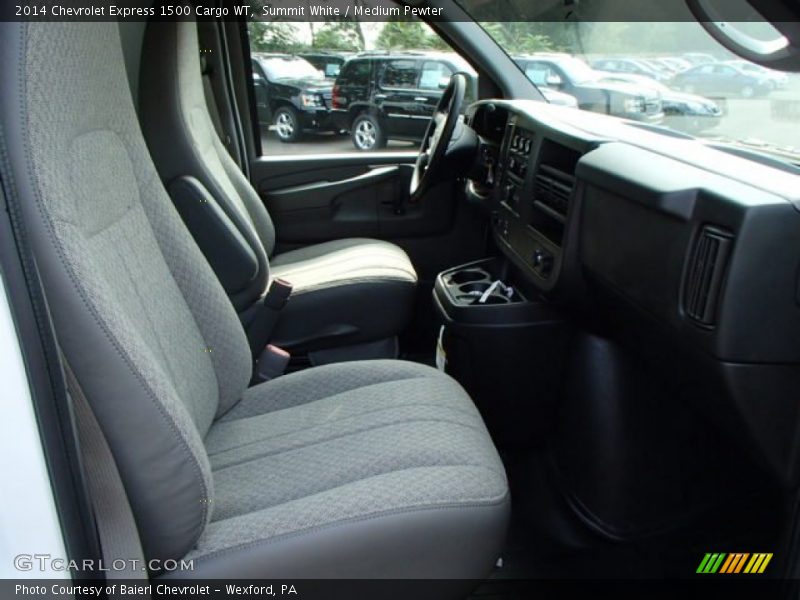 Summit White / Medium Pewter 2014 Chevrolet Express 1500 Cargo WT
