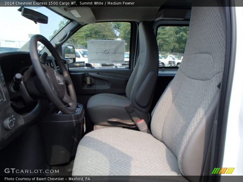 Summit White / Medium Pewter 2014 Chevrolet Express 1500 Cargo WT