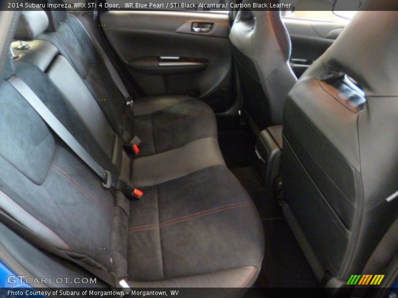 Rear Seat of 2014 Impreza WRX STi 4 Door