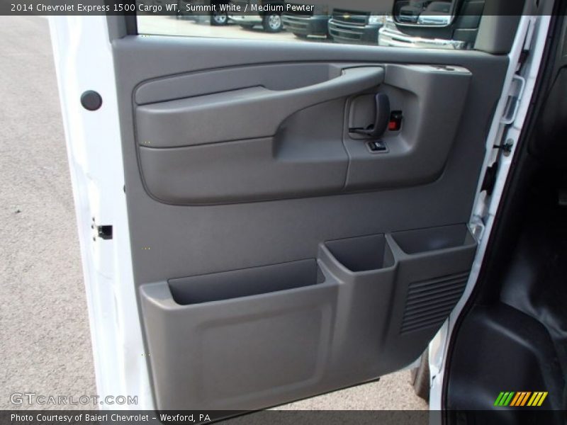 Summit White / Medium Pewter 2014 Chevrolet Express 1500 Cargo WT
