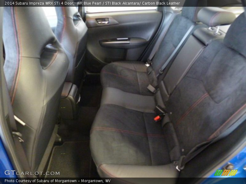 Rear Seat of 2014 Impreza WRX STi 4 Door