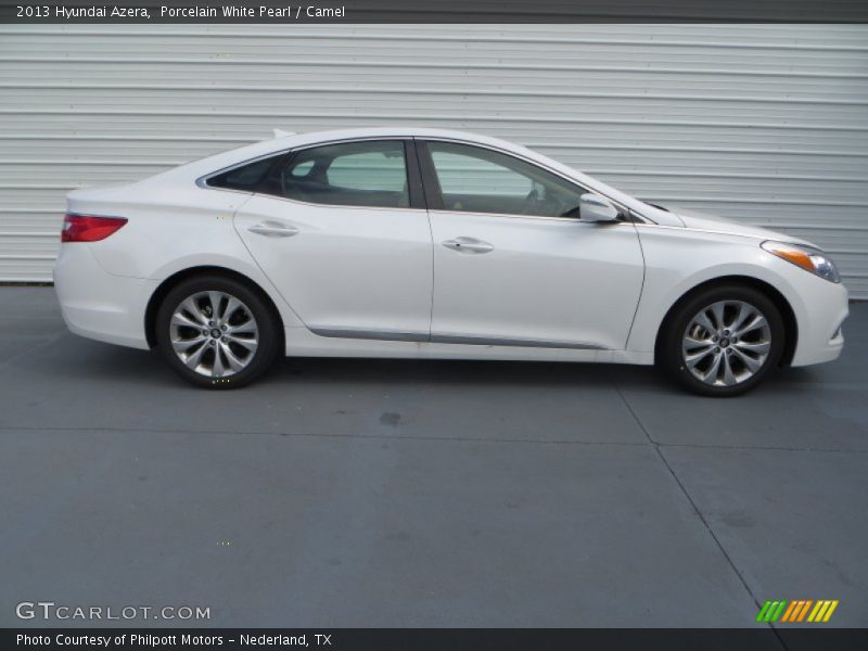 Porcelain White Pearl / Camel 2013 Hyundai Azera