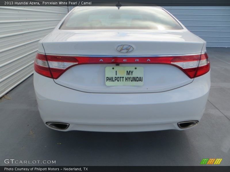 Porcelain White Pearl / Camel 2013 Hyundai Azera